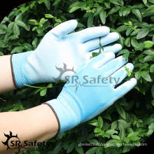 SRSAFETY 13G Gants de jardin en caoutchouc en nylon tricotés / gants de sécurité